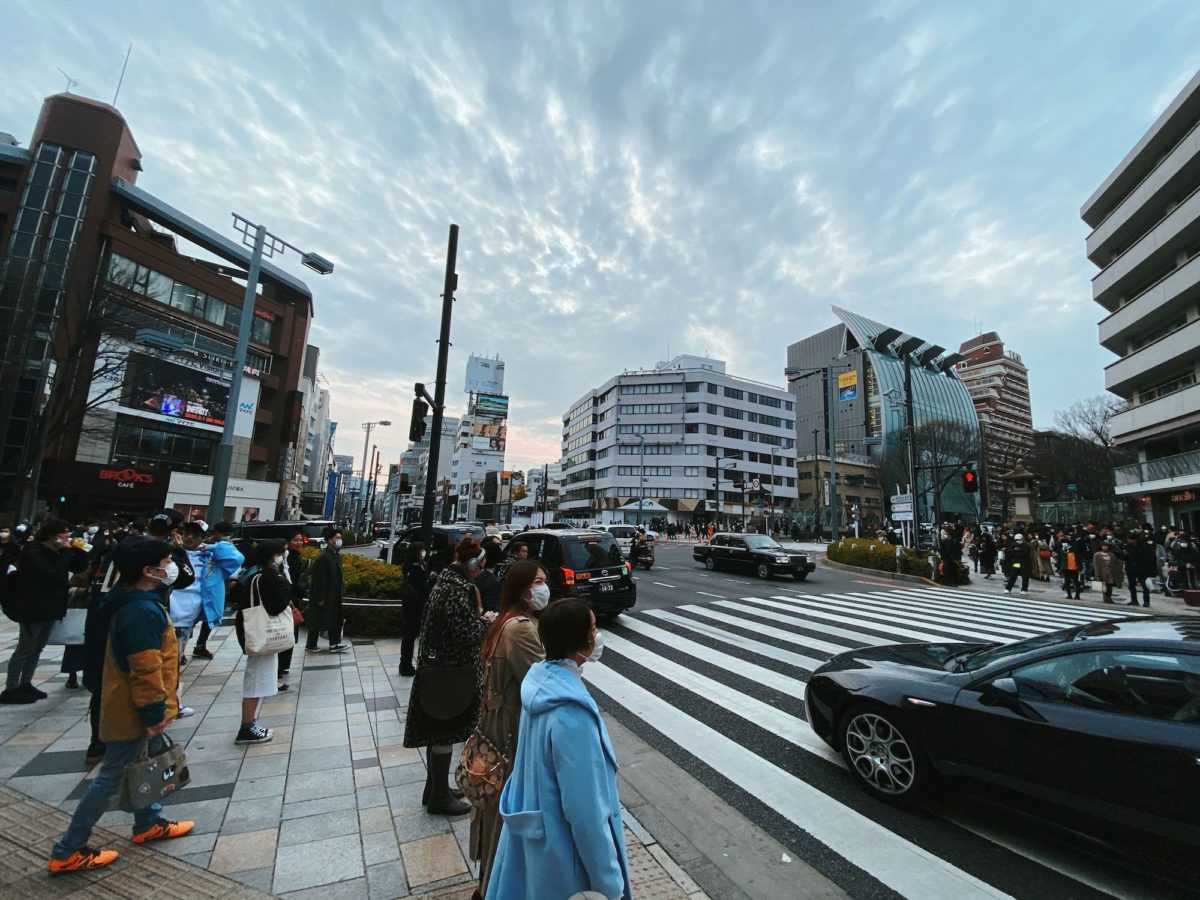 japan crossing